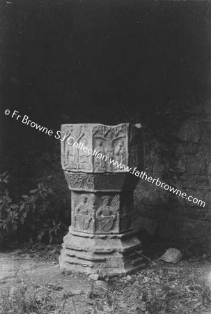 DUNSANY CASTLE FONT IN ABBEY